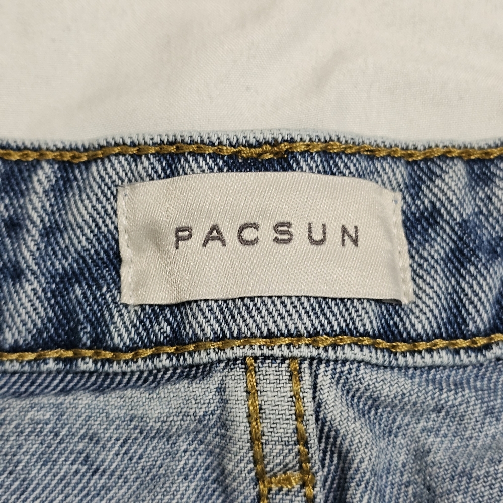 Pacsun Highrise Festival Jean Shorts Button Fly Womens Size 29 - Picture 4 of 12
